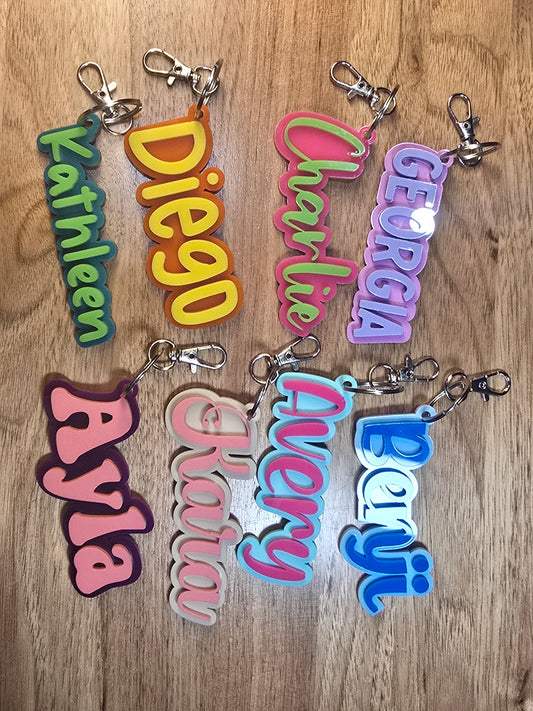 Custom Name Bag Tag - Font Four