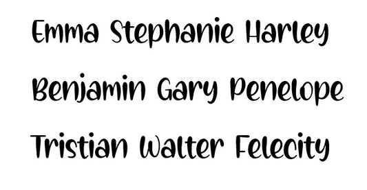 Custom Name Bag Tag -Font Ten