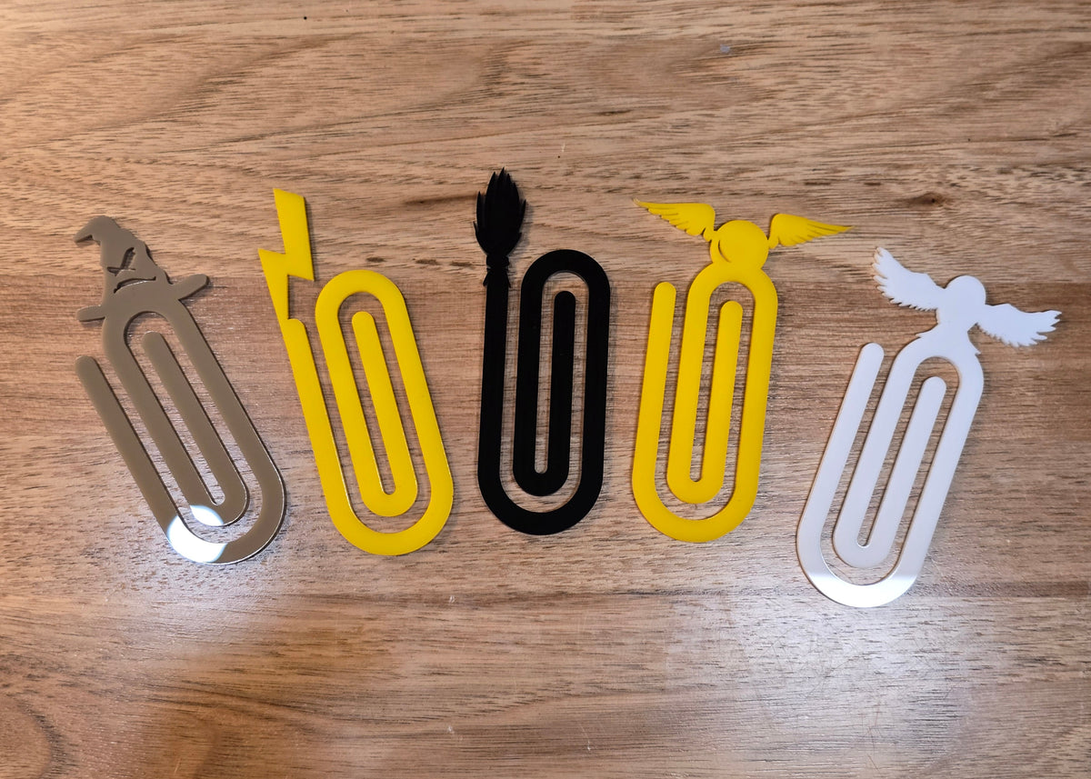 Oversized Acrylic Paperclips Wizard Edition