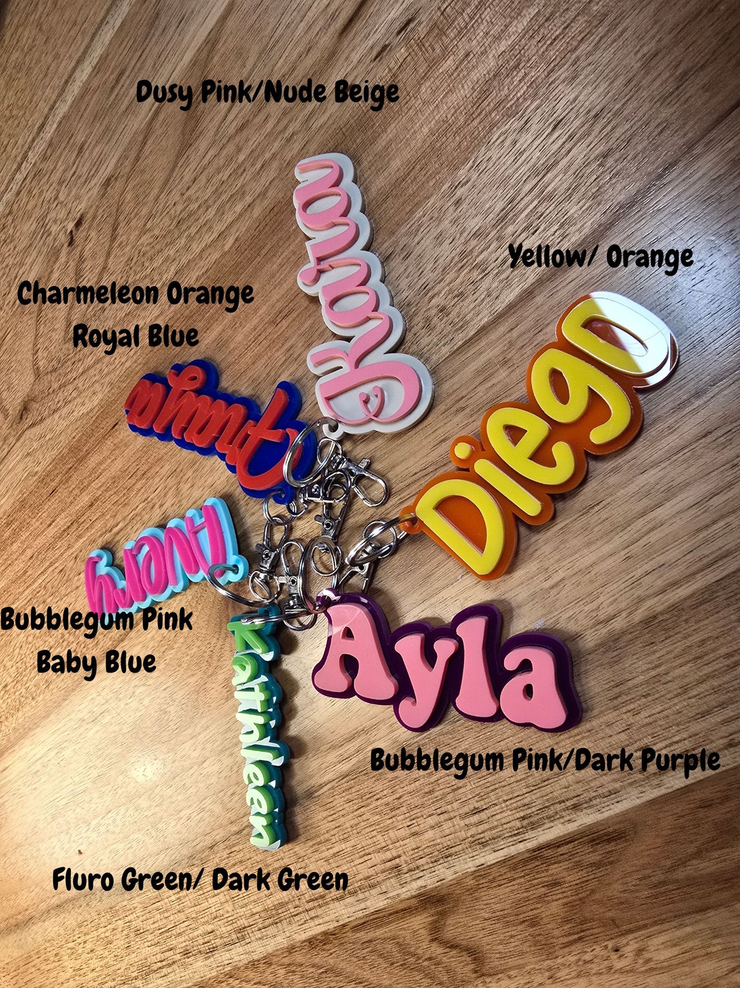Custom Name Bag Tag -Font Five