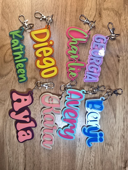 Custom Name Bag Tag - Font Two