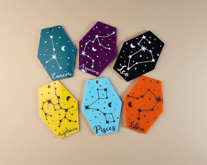 Star sign Keyrings