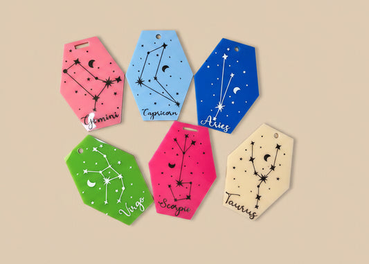 Star sign Keyrings