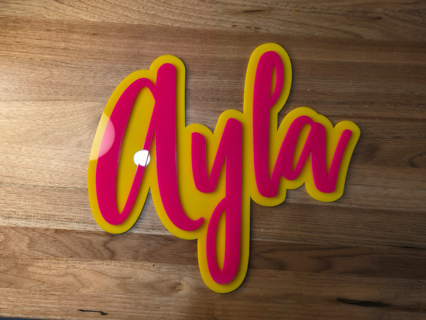 Wall Sign Custom Made 30cm Font One