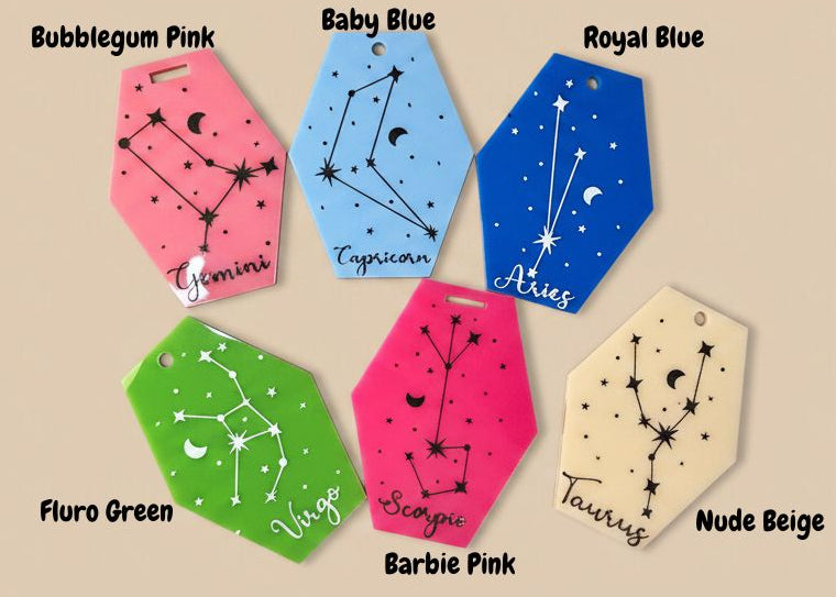 Star sign Keyrings
