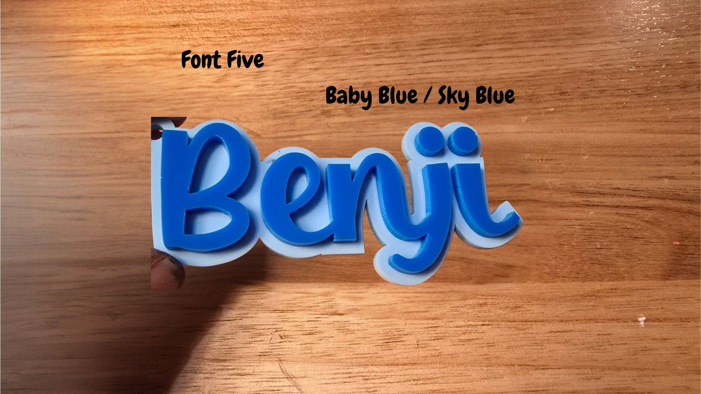 Custom Name Bag Tag -Font Five