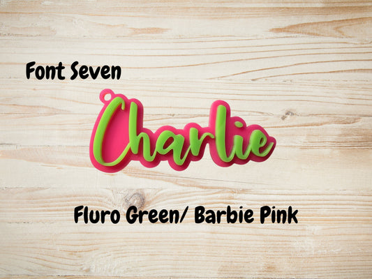 Custom Name Bag Tag -Font Seven
