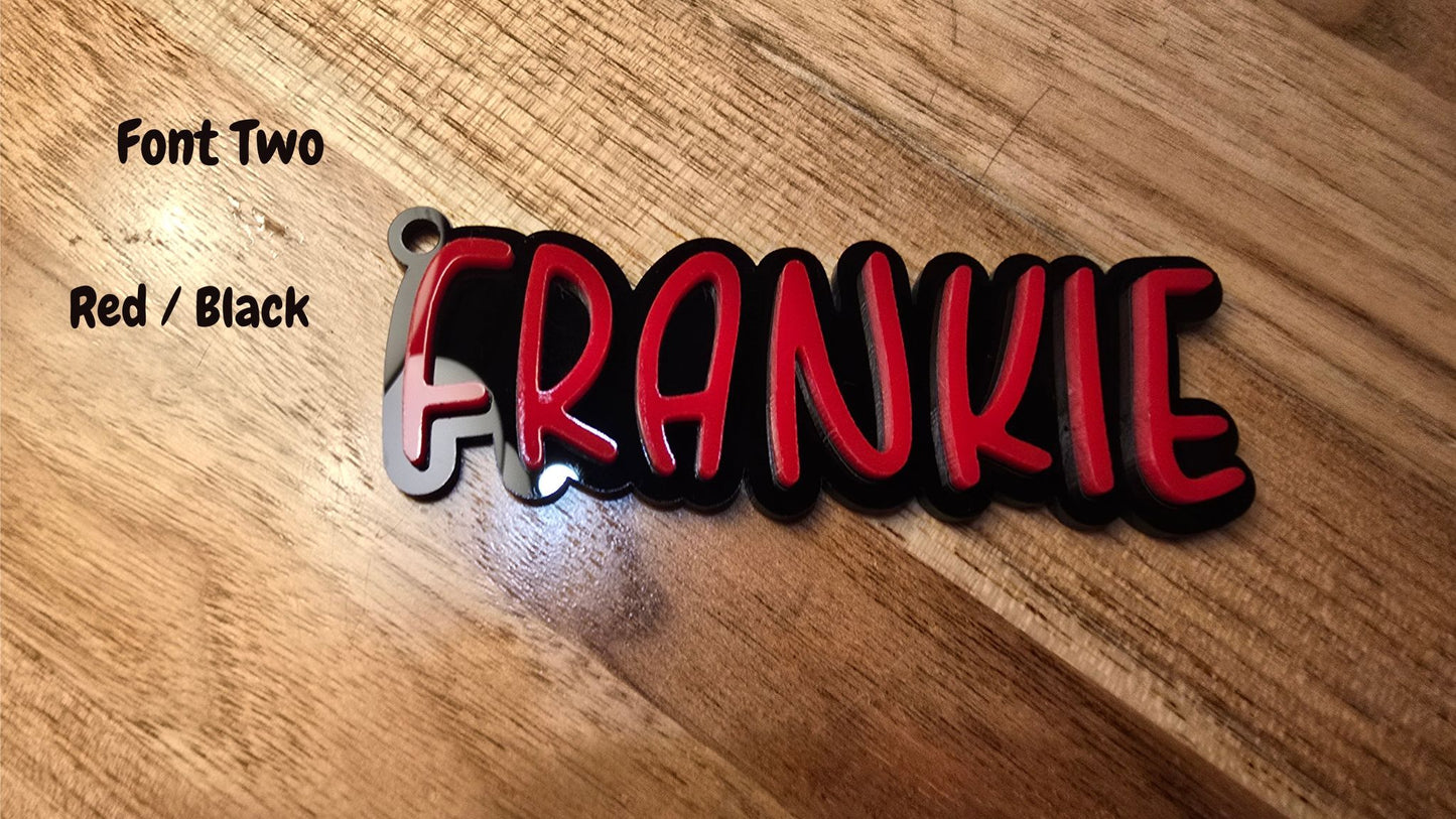 Custom Name Bag Tag - Font Two