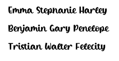 Custom Name Bag Tag -Font Five