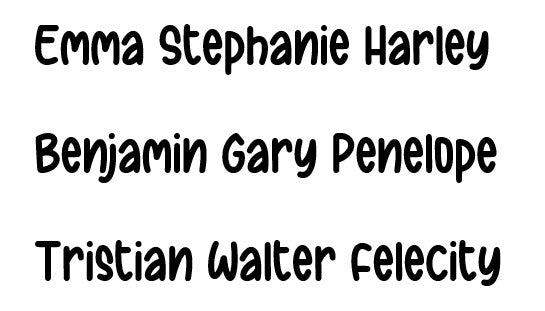Custom Name Bag Tag -Font Eight