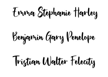 Custom Name Bag Tag -Font Seven