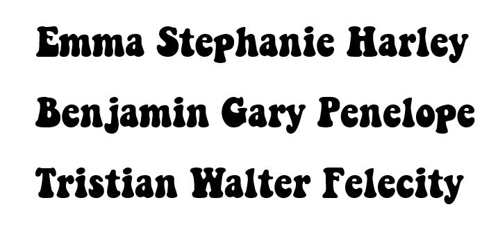 Custom Name Bag Tag -Font Three
