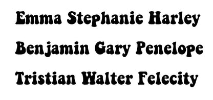 Custom Name Bag Tag -Font Three