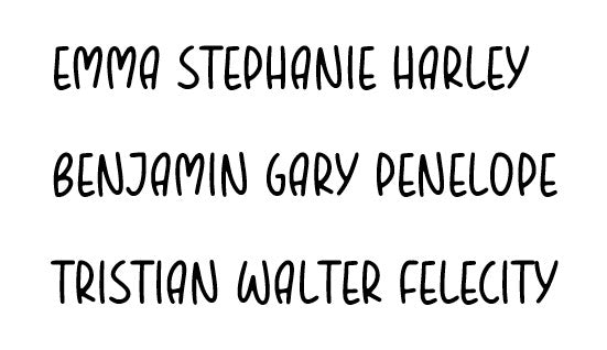 Custom Name Bag Tag - Font Two