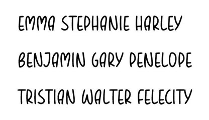 Custom Name Bag Tag - Font Two