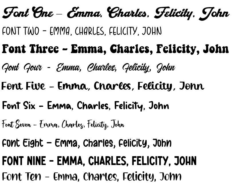 Custom Name Bag Tag - Font Two