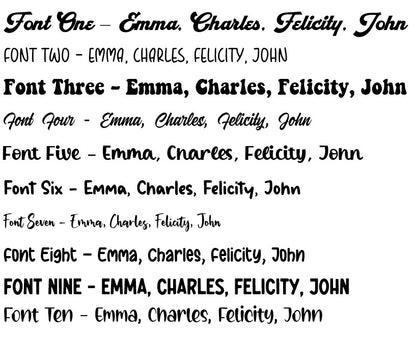 Custom Name Bag Tag - Font Two