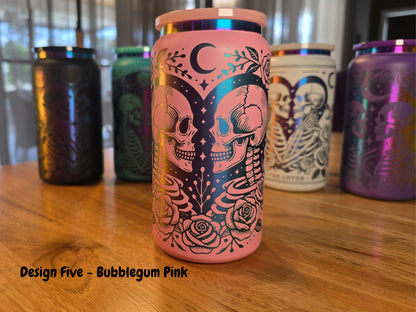 Rainbow-Plated Skeleton Tumbler Design 5
