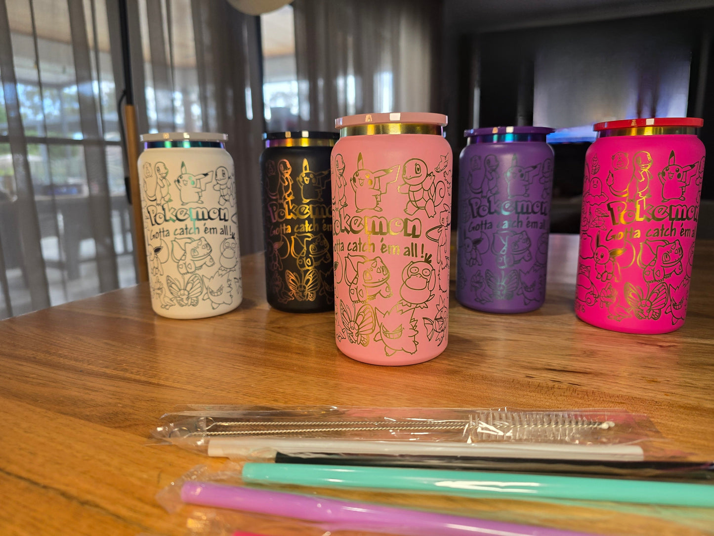 Pokemon Engraved Insulated Cup
