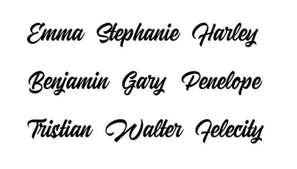 Custom Name Bag Tag -Font Four