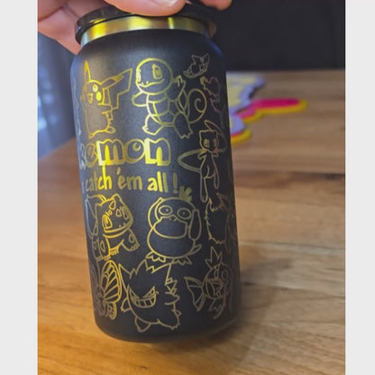 Pokemon Engraved Insulated Cup