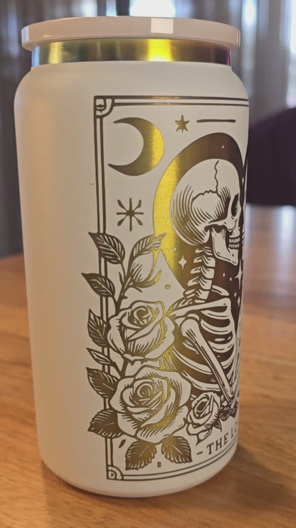Rainbow-Plated Skeleton Tumbler Design 4