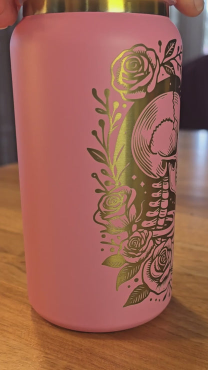 Rainbow-Plated Skeleton Tumbler Design 5