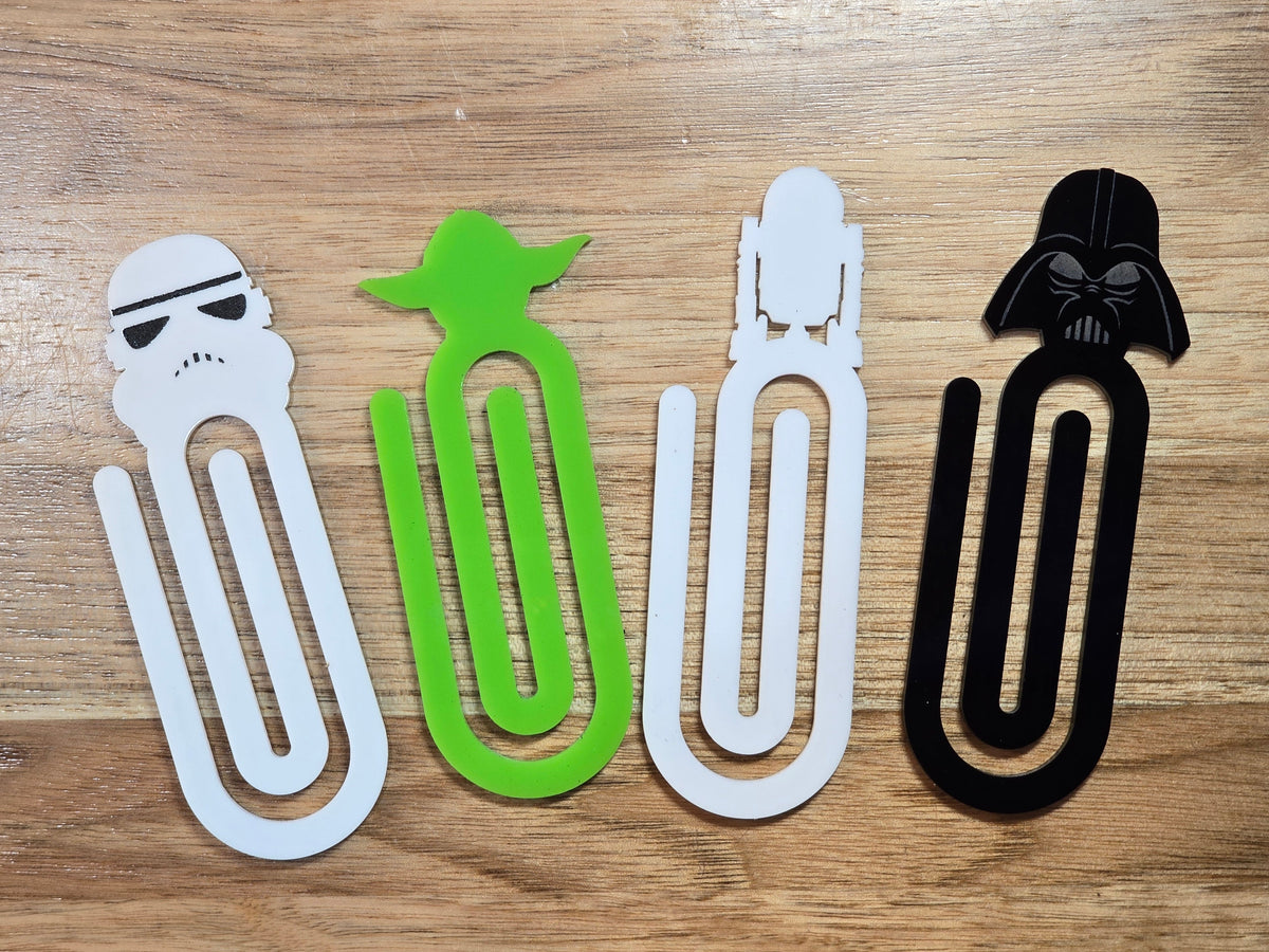 Oversized Acrylic Paperclips Star Wars Edition