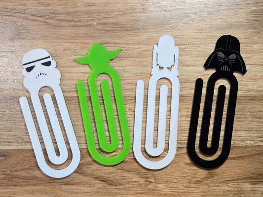 Oversized Acrylic Paperclips Star Wars Edition