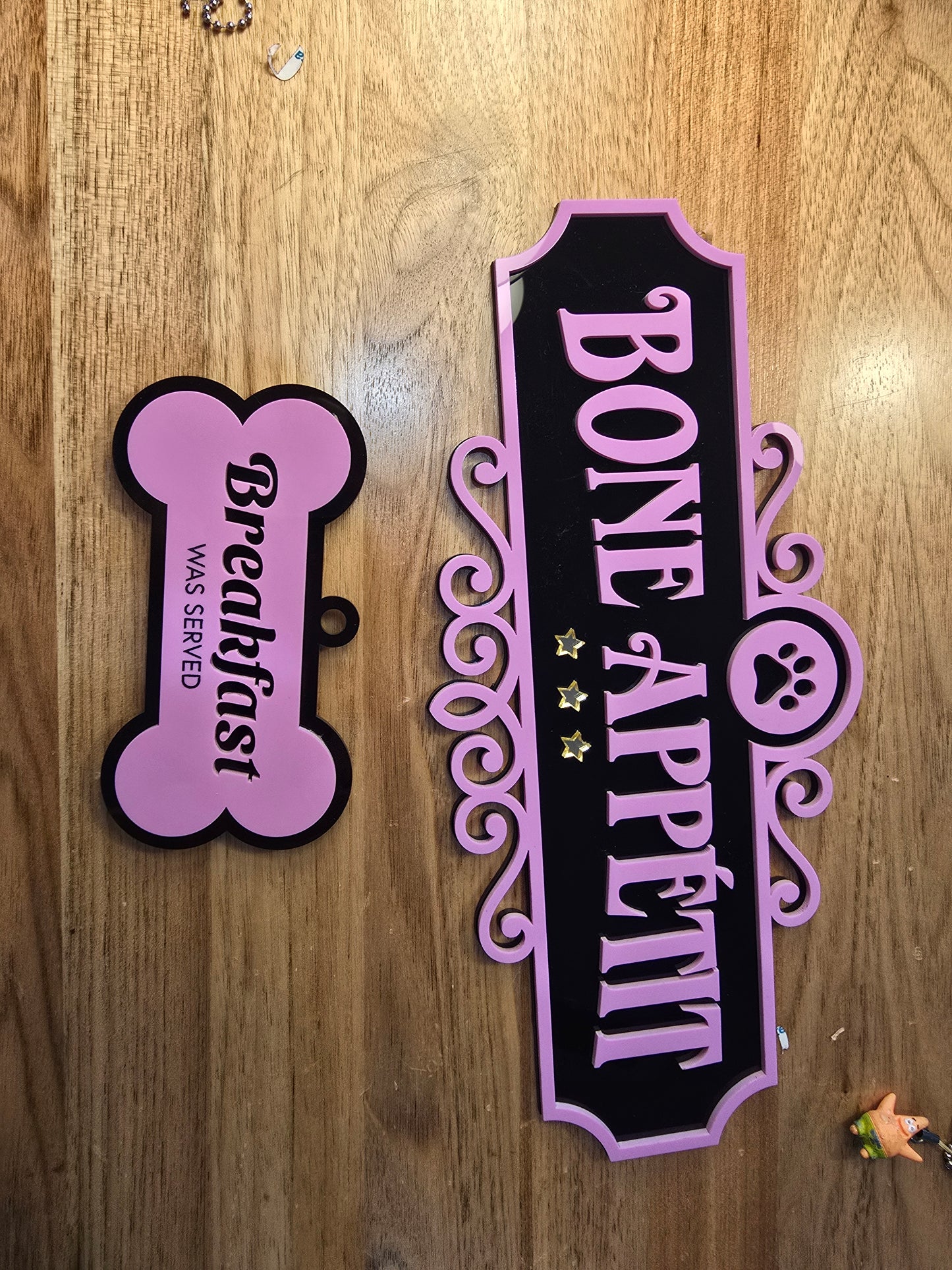 Bone Appetite Dog Feeding Sign