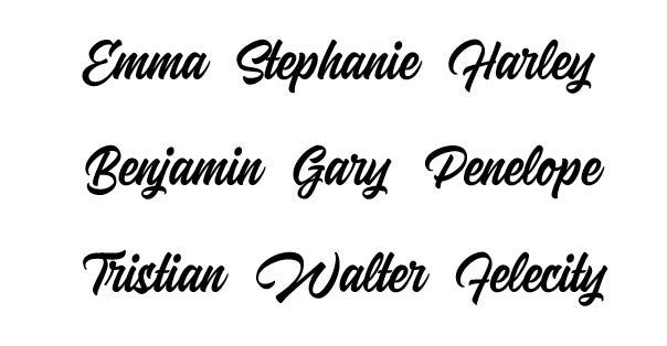 Wall Sign Custom Made 30cm Font Four