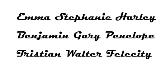 Wall Sign Custom Made 30cm Font Nine